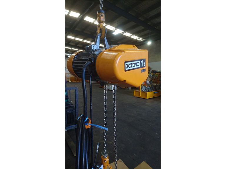 Kito EQS 1t Electric Chain Hoist Hire Melbourne